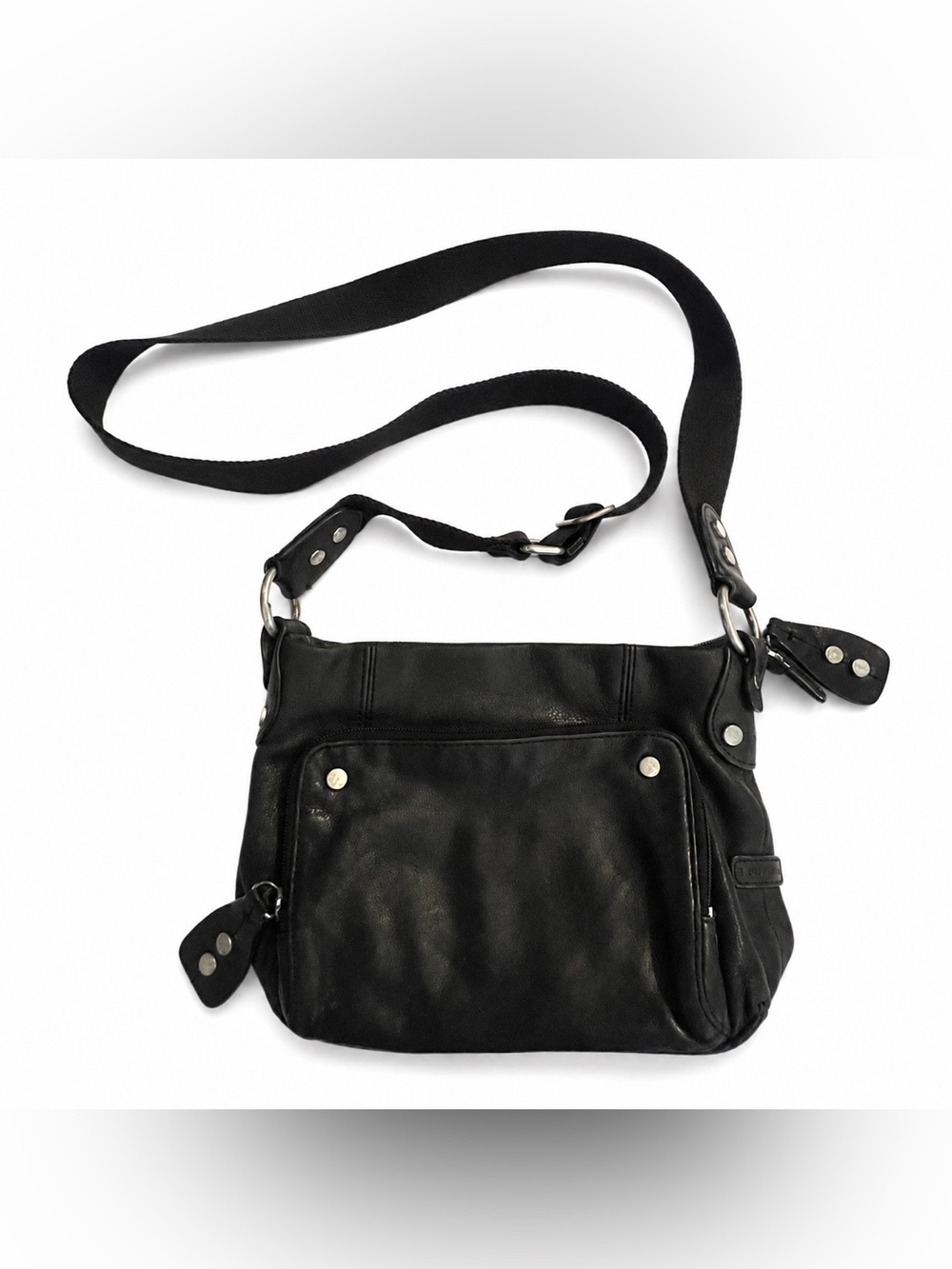 Ellington black leather Eva crossbody bag - super cute!